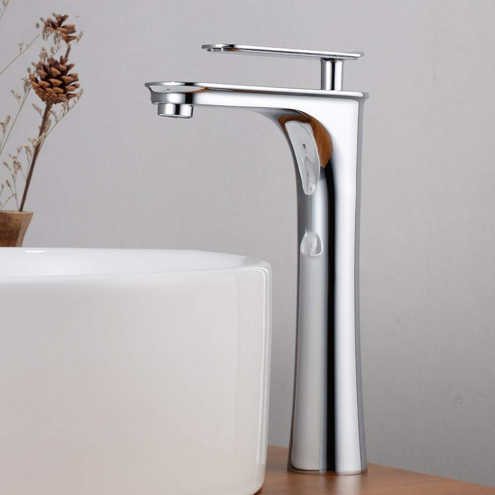 Robinet d'évier eau chaude et froide à mitigeur cascade précis