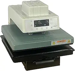 Fancierstudio Máquina De Prensa Térmica Automática 15X15, Digital Dtv Htv, Transferência Tinta, Sem Tampa Adesiva, Modelo Ap15X15 Aw