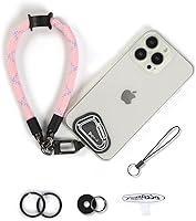 Vista 17 de project-cb Correa de teléfono para mano/muñeca, Parche de cordón para teléfono ×2, Soporte para funda de teléfono celular, Correa de muñeca para Rojo