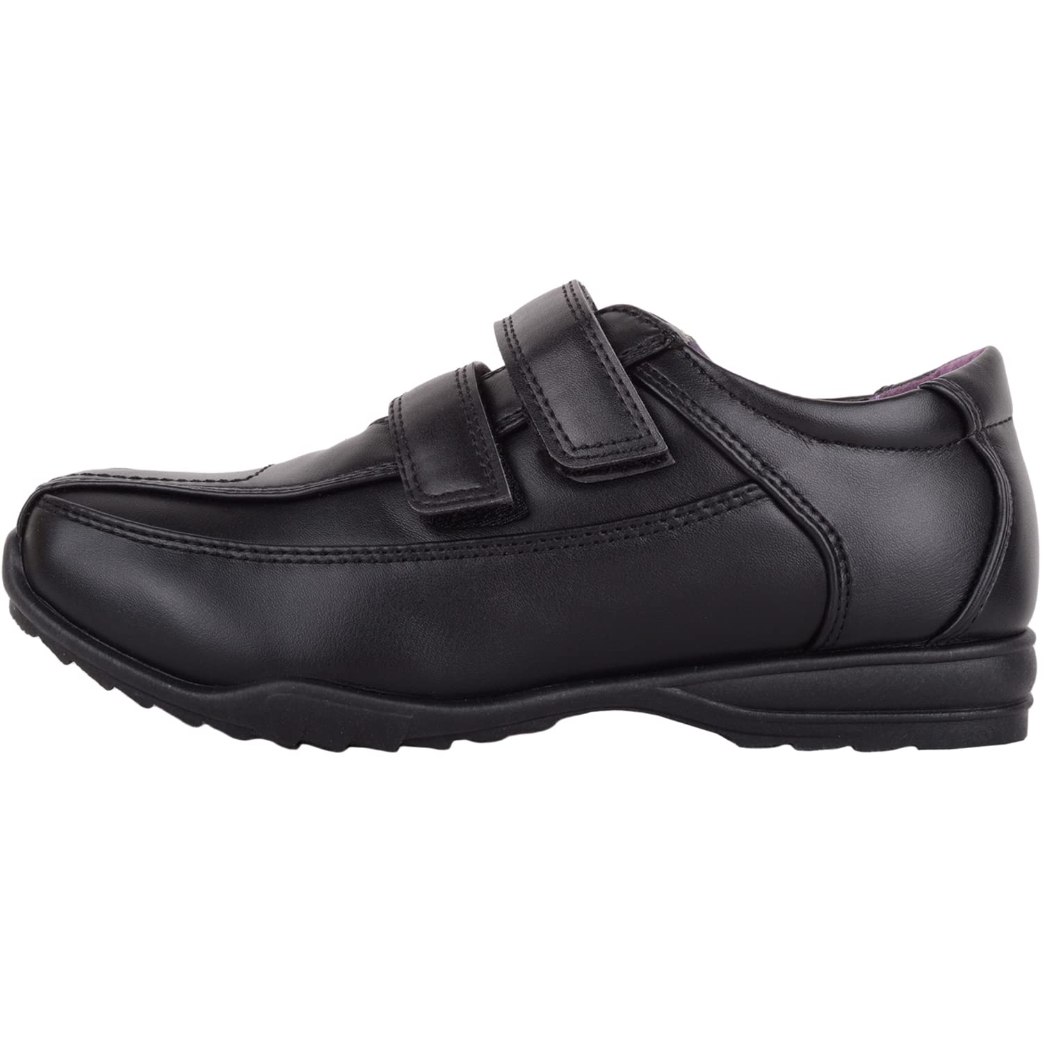 ABSOLUTE FOOTWEAR Kinderschuhe für Jungen, elegant, formell, Kunstleder, doppelte Berührung und Schließung, für Schule, Hochzeit