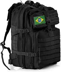 THURAM Mochila Tática 50L, Sistema MOLLE, Grande Capacidade para Trilhas, Acampamentos, Caça e Aventura - Mochila Resistente para 3 Dias de Emergência e Atividades ao Ar Livre
