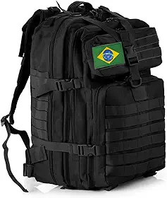 THURAM Mochila Tática 50L, Sistema MOLLE, Grande Capacidade para Trilhas, Acampamentos, Caça e Aventura - Mochila Resistente para 3 Dias de Emergência e Atividades ao Ar Livre