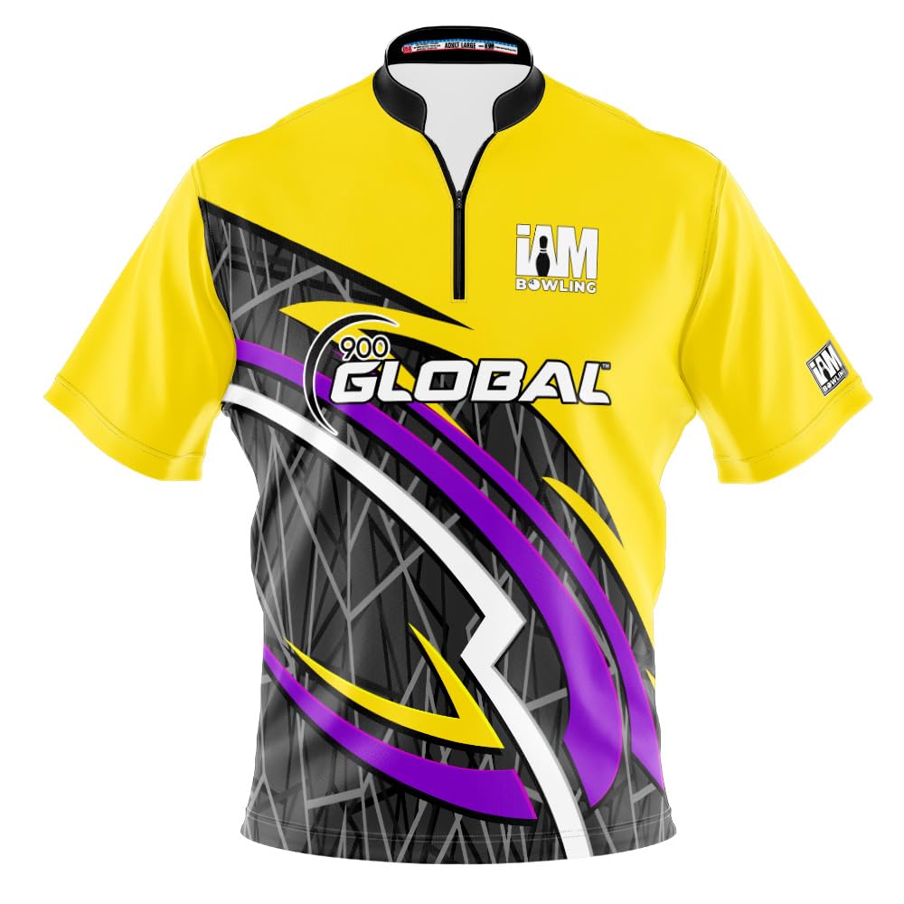 Logo Infusion Dye-Sublimated Bowling Jersey (Sash Collar) - I AM Bowling Fun Design 2021-9G - 900 Global (4X-Large) Multicolored
