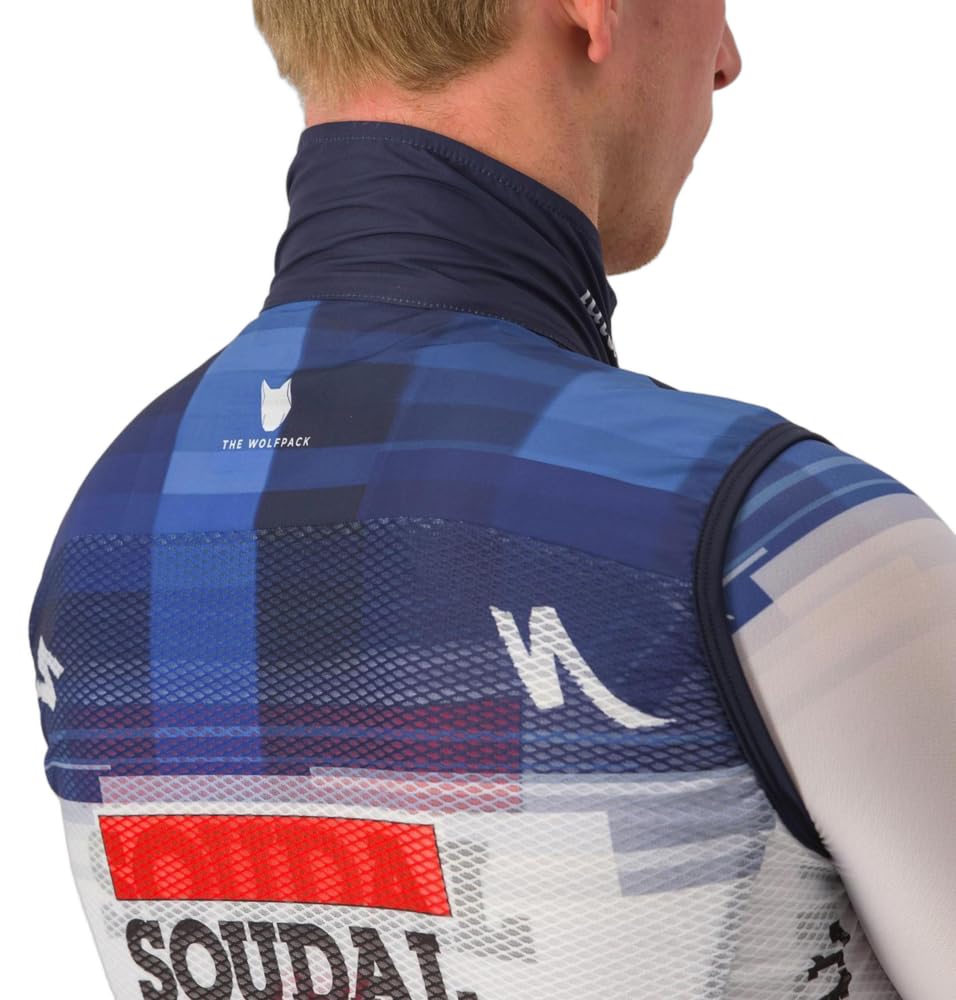CASTELLI 4233088-055 PRO LIGHT WIND VEST Uomo Gilet sportivo DARK BLUE/WHITE M