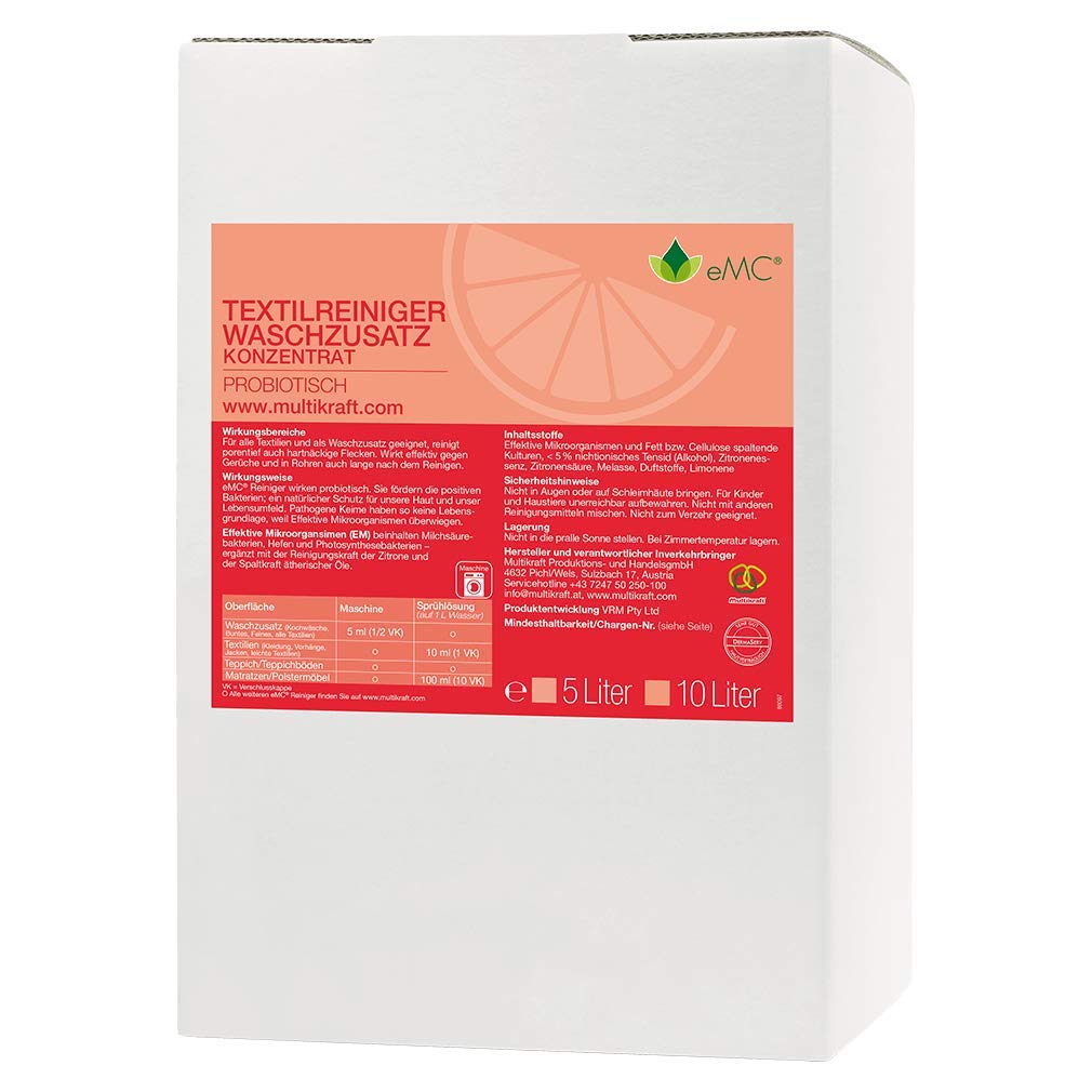 eMC Textilreiniger/Waschzusatz Probiotischer Textilreiniger 5 l Bag in Box