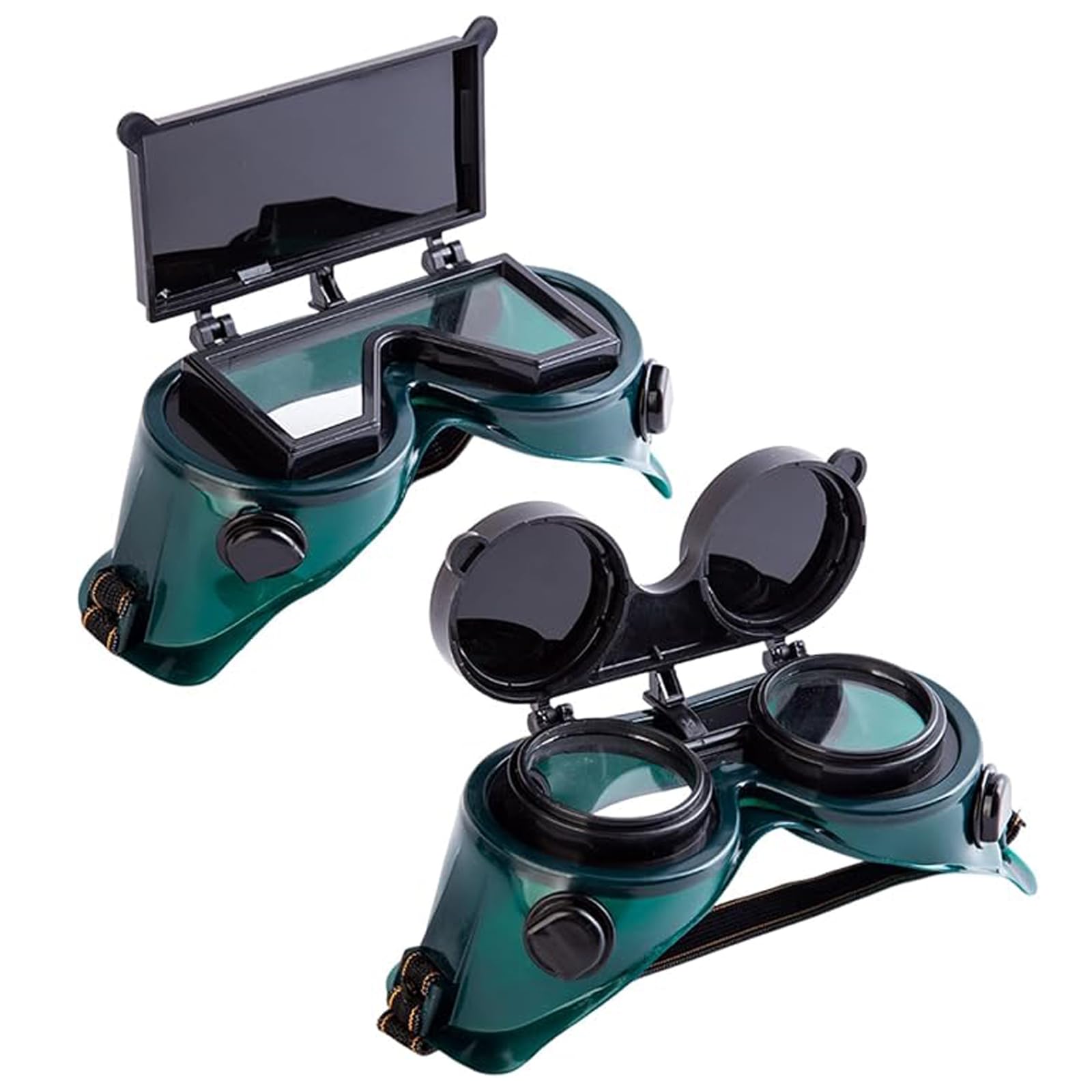 XZSKD 2 PCS Welding Goggles Shade, 2 Pcs Flip-Up Welding Glasses, Professional Welding Goggles, Oxy-Acetylene Welding