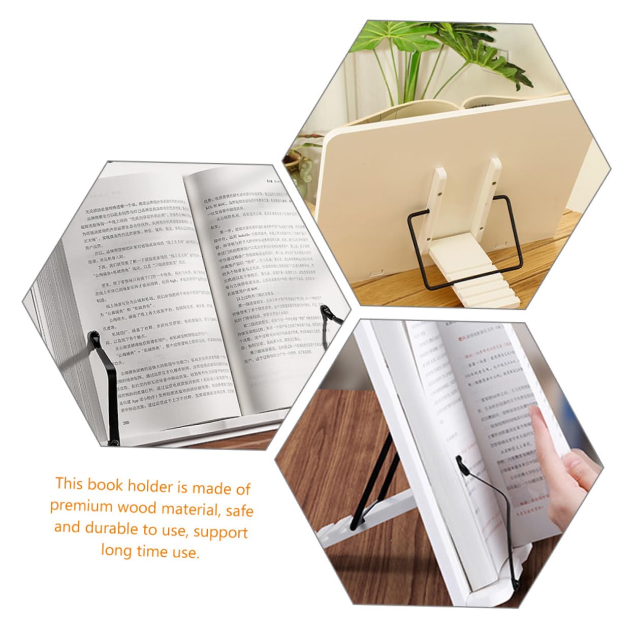 Buchständer mit Verstellbarem Winkel und Stabilem Design als Leseständer für Schulbücher und Lehrbücher Beim Lesen zu Hause der Schule