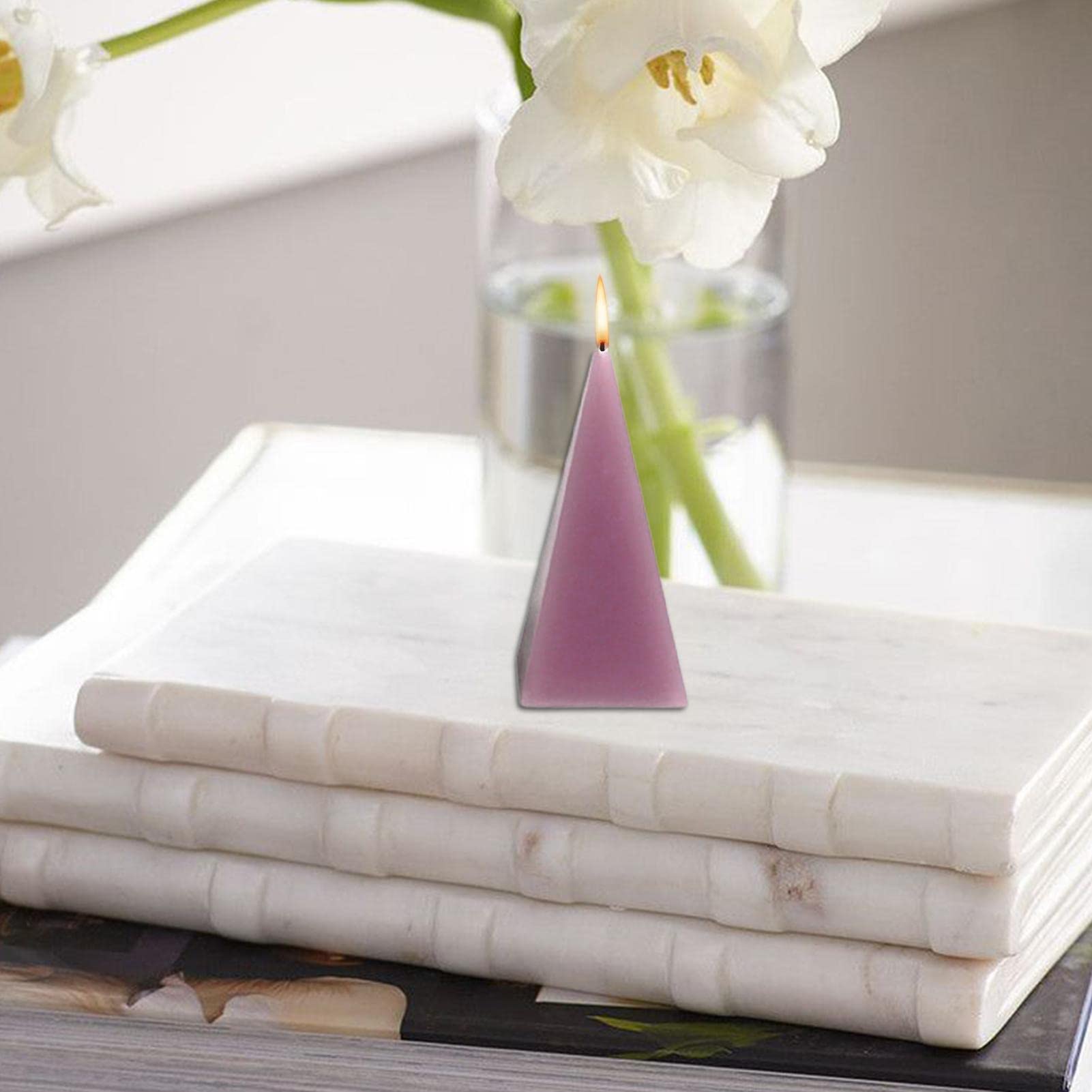 Stampi Per Candele Geometrici 6 Pezzi - Silicone Per Resina E Decorazioni - Foto 3