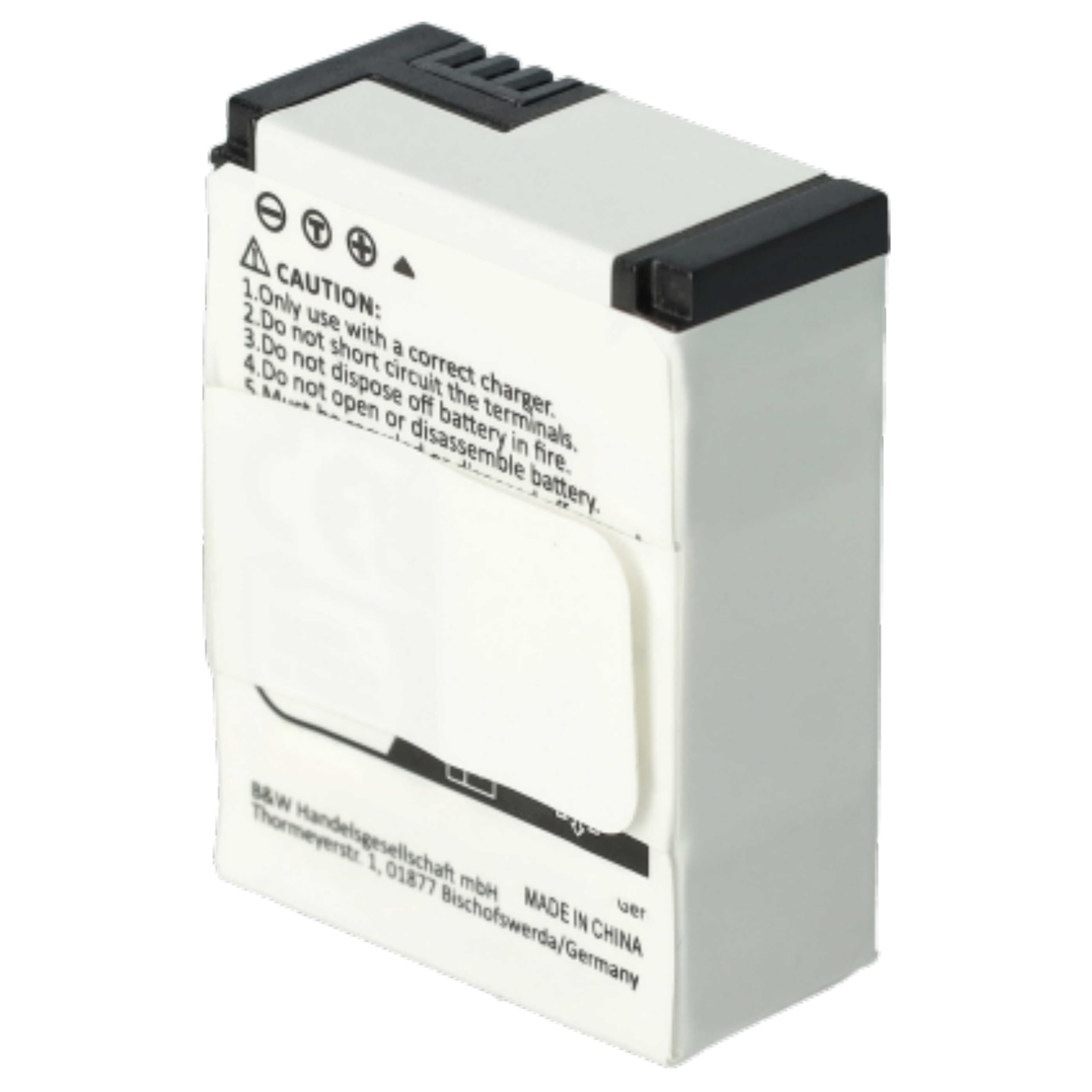3 x bateria VHbw 1180 mAh (3,7 V) do GoPro Hero 3 III, 3 III CHDHX-301, 3+ III Plus czarny, biały, srebrny, wydanie jako AHDBT-201, AHDBT-301, AHDBT-302