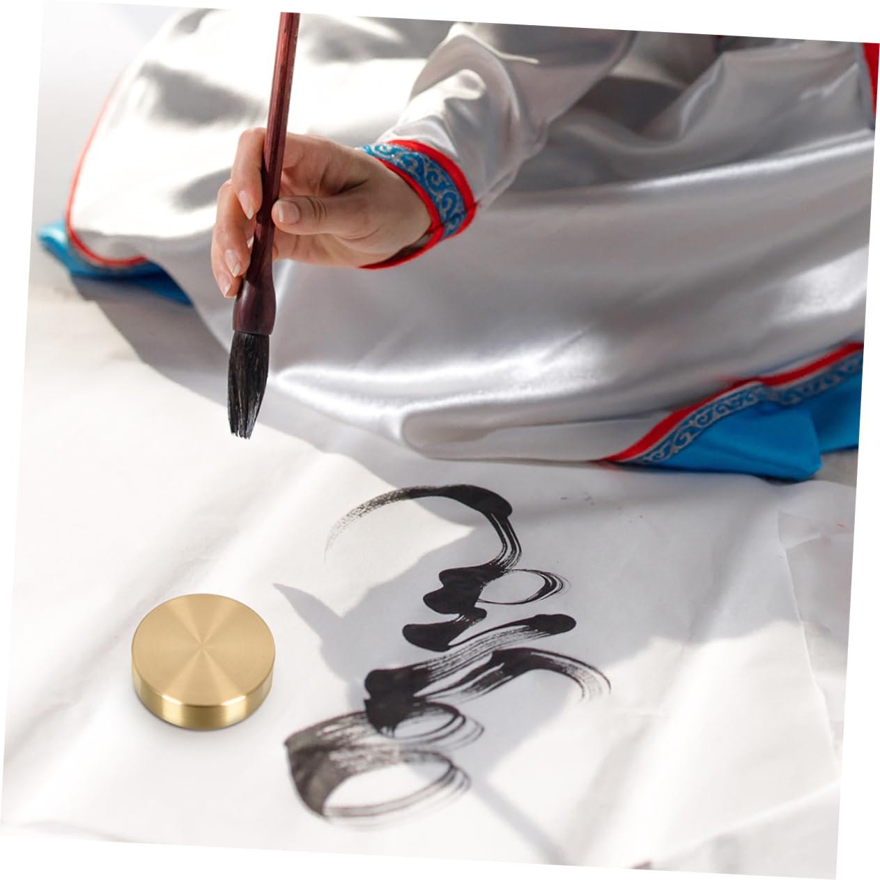 Messing Briefbeschwerer für Kalligrafie, 2 Stück, Gold