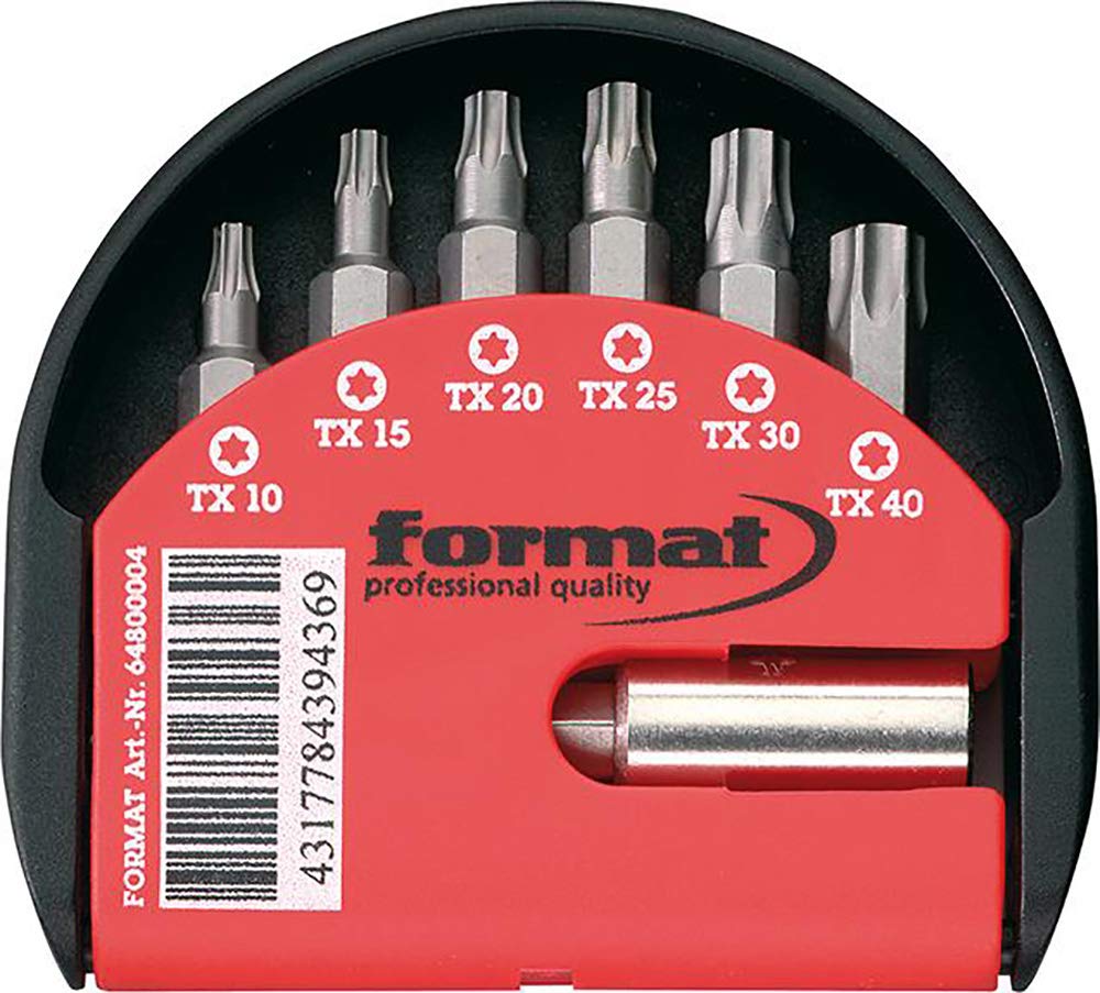 FORMAT - Surtido de Puntas Atornillador Torx 7pza.