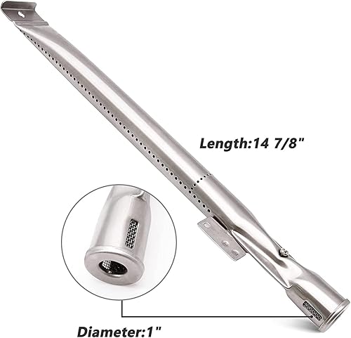 Miniatura 4 de Adviace Piezas de repuesto de parrilla para Nexgrill 720-0888, 720-0888N, 720-0830H modelos de parrilla de gas, rejillas de acero inoxidable de 17