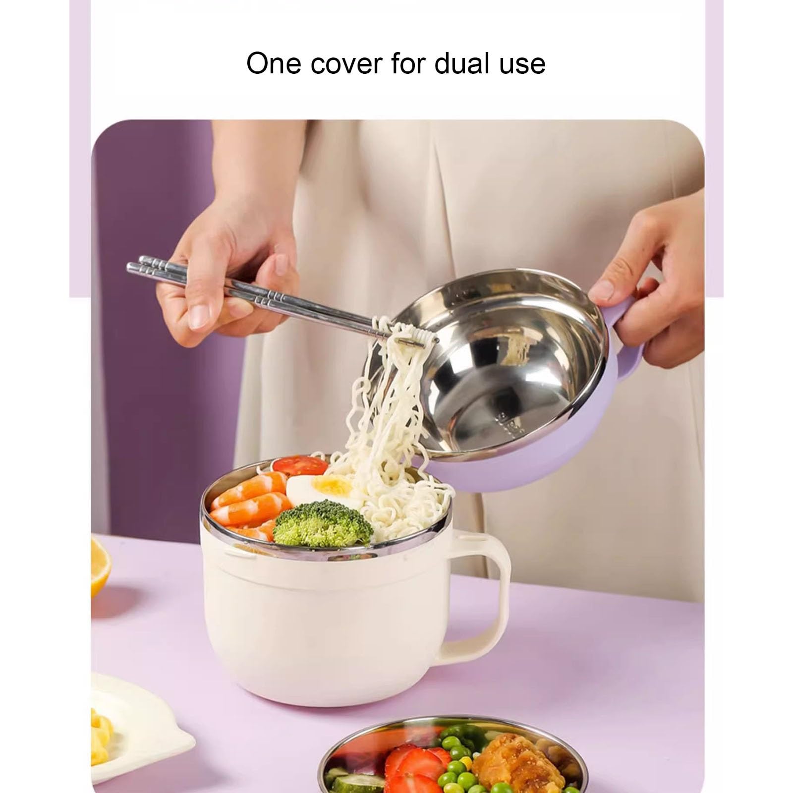 Lonchera Bento, Fiambrera de gran Capacidad, Lonchera Térmica a Prueba de Fugas, Perfecta para Dormitorios, Cocinas Pequeñas u Oficinas(Green,Small)