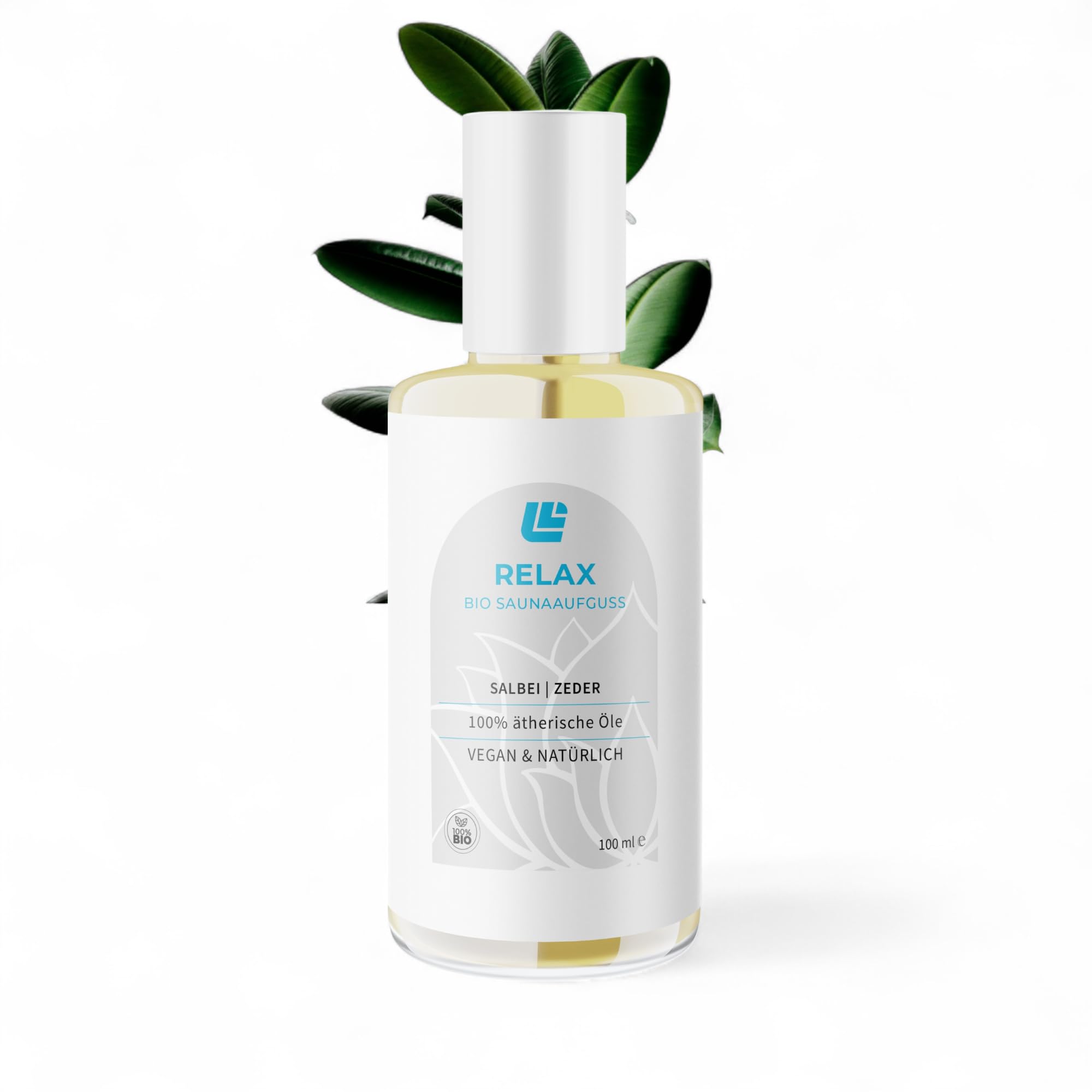 Bio Saunaaufguss 4er Set - 100% ätherische Öle - 4 x 100 ml - Vegan & Natürlich - Saunadüfte - Saunaöle - Premium Qualität - Wellness & Aromatherapie - Vegan & ohne Zusatzstoffe