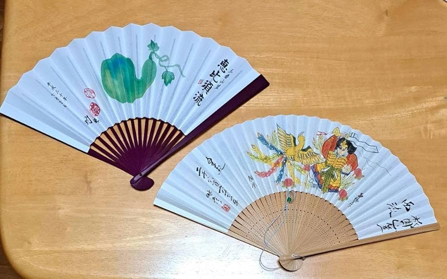 Amazon.co.jp: 博多祇園山笠扇子 恵比須流 & 西流 2本セット