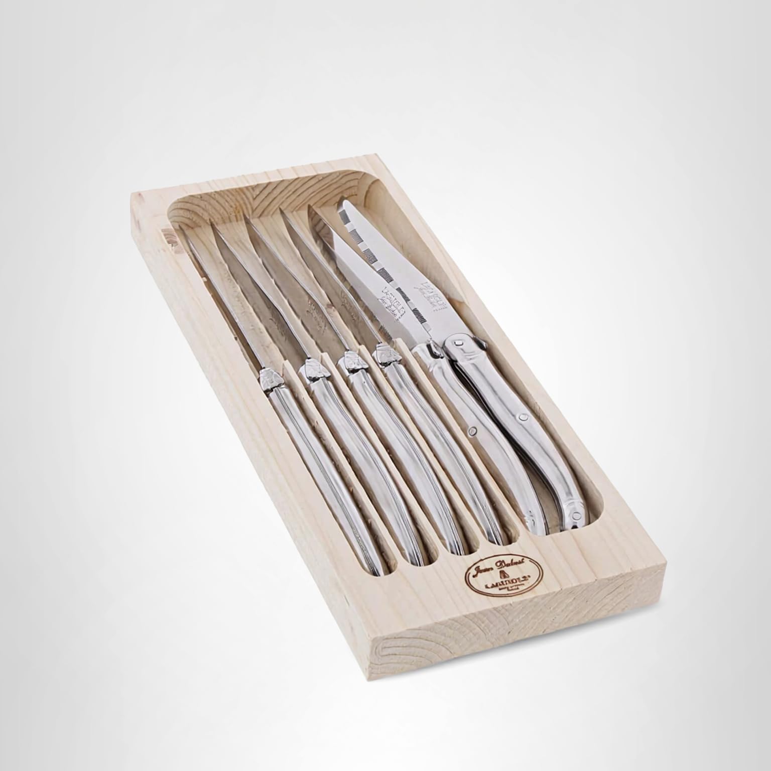 Amazon.com: Jean Dubost Laguiole 6-Piece Steak Knife Set