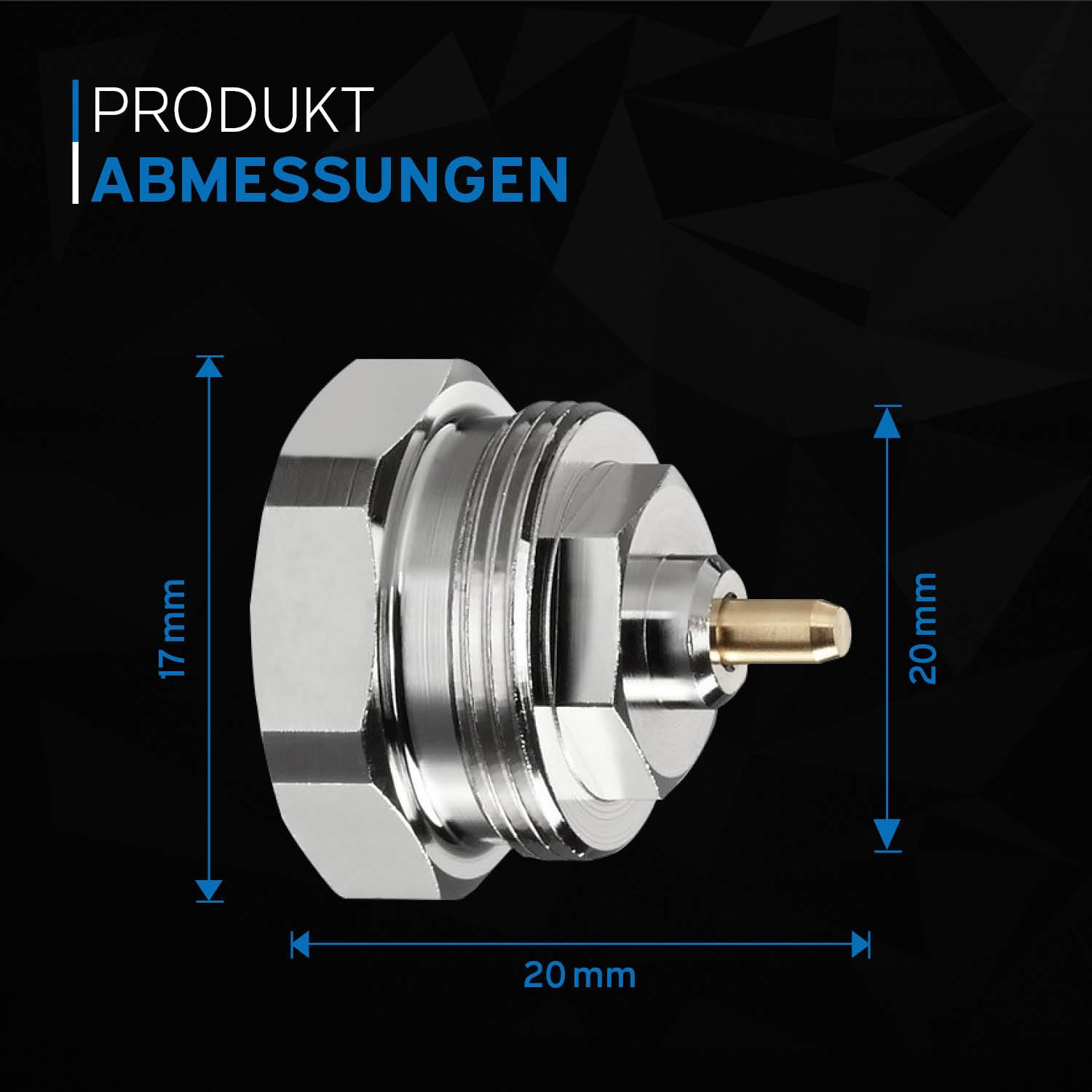 Oventrop Adapter M30x1,0-M30x 1,5 1011445 - B.V