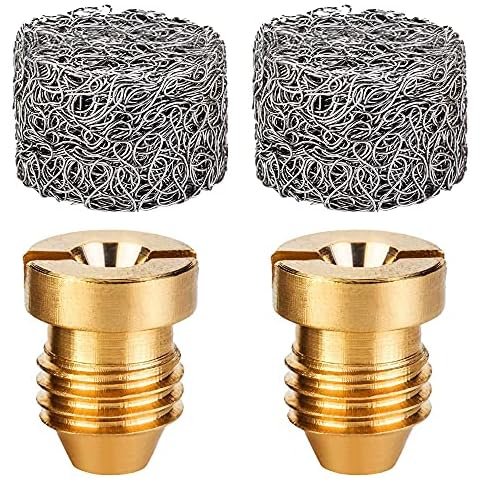 4 Pcs 1.1 mm Thread Foam Nozzle and Foam Lance Filter Foam Orifice Nozzle and Foam Generator Universal Replacement Foam Maker Accessories for Snow Foam Lance Cover