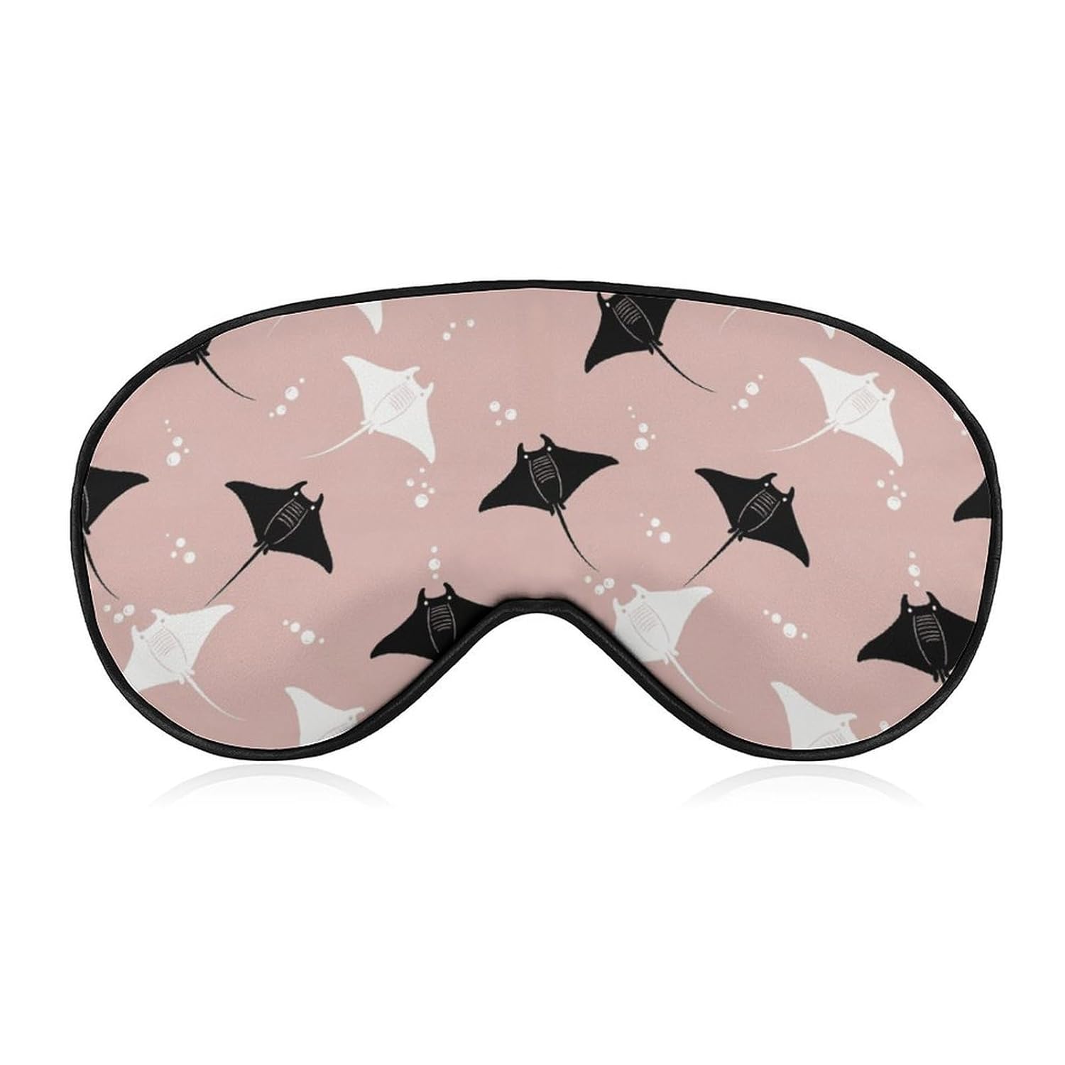 Sleep Mask Blackout Eye Mask for Sleeping Pink Background Black Night Blindfold for Men Women
