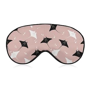 Sleep Mask Blackout Eye Mask for Sleeping Pink Background Black Night Blindfold for Men Women