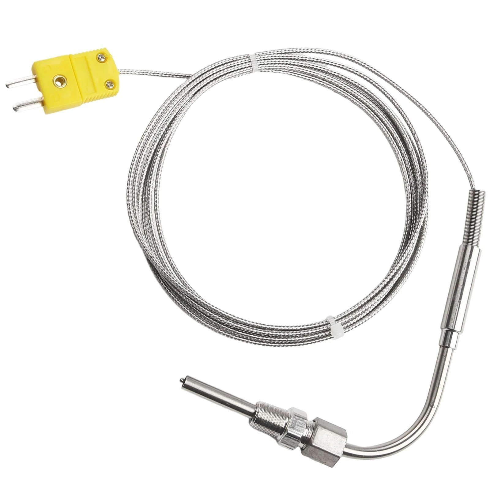 Sonda de escape Roscas de termopar EGT Bloqueo de presión tipo K de alta temperatura Acero inoxidable ajustable Fácil uso