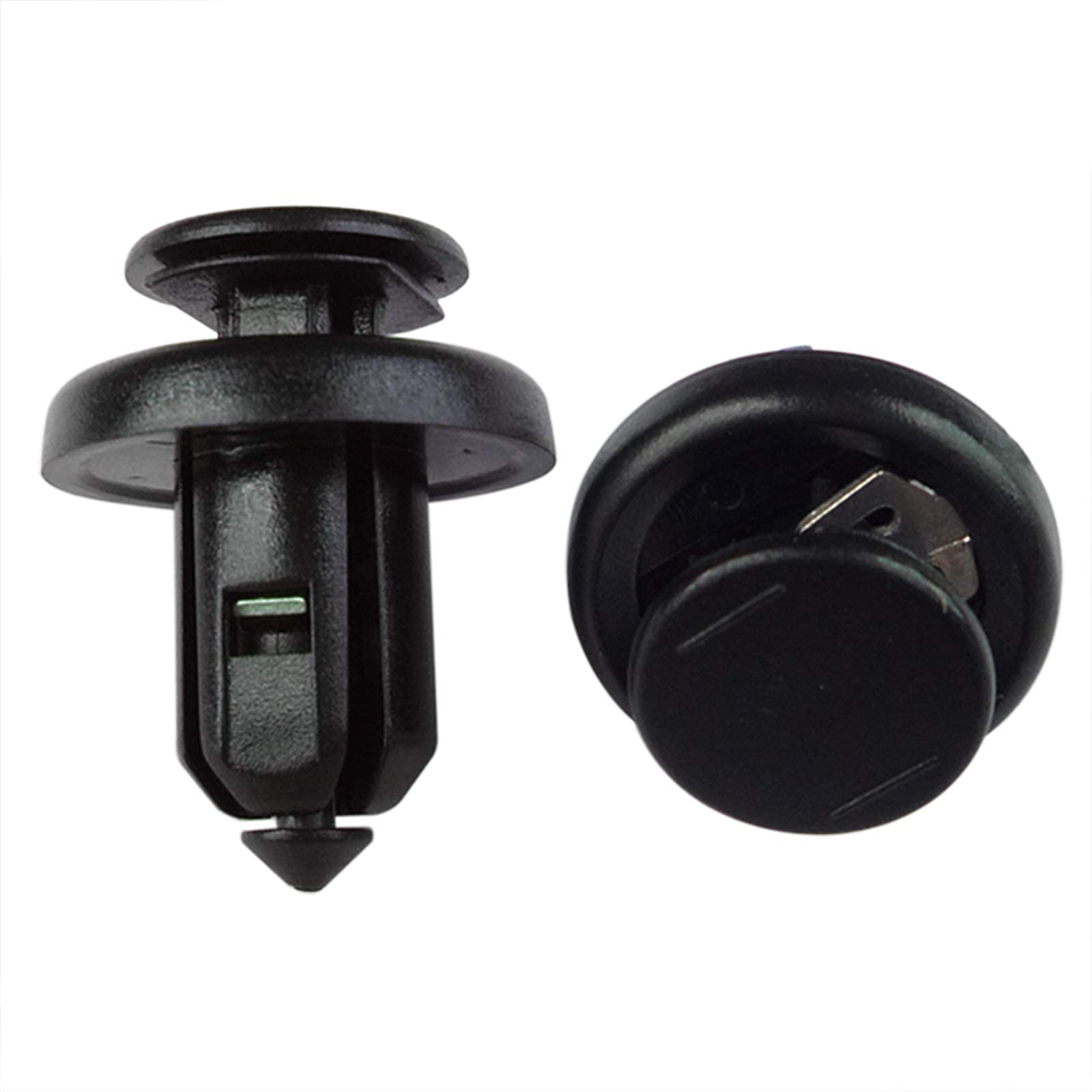 Woodzdon Pack of 50 Bumper Clip Push Type Retainer with Metal Insert Replace 91505S9A003 for Honda Accord Civic CR-V CR-Z Fit Element HR-V Insight