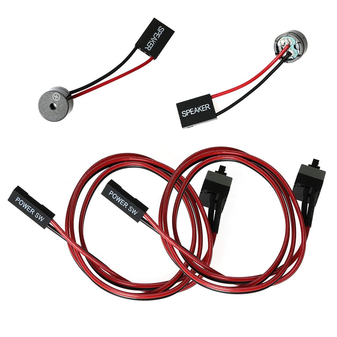 Buy ToToT 2pcs PC Power Button ATX Desktop Computer Case Motoard On/Off/Reset Switch Power Cord