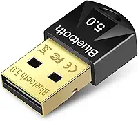 Adaptador Bluetooth para PC, receptor de dongle Bluetooth 5.0 para transferência sem fio para laptop, suporta Windows 10/8.1/8/7/XP para desktop, laptop, mouse, teclado, impressoras,