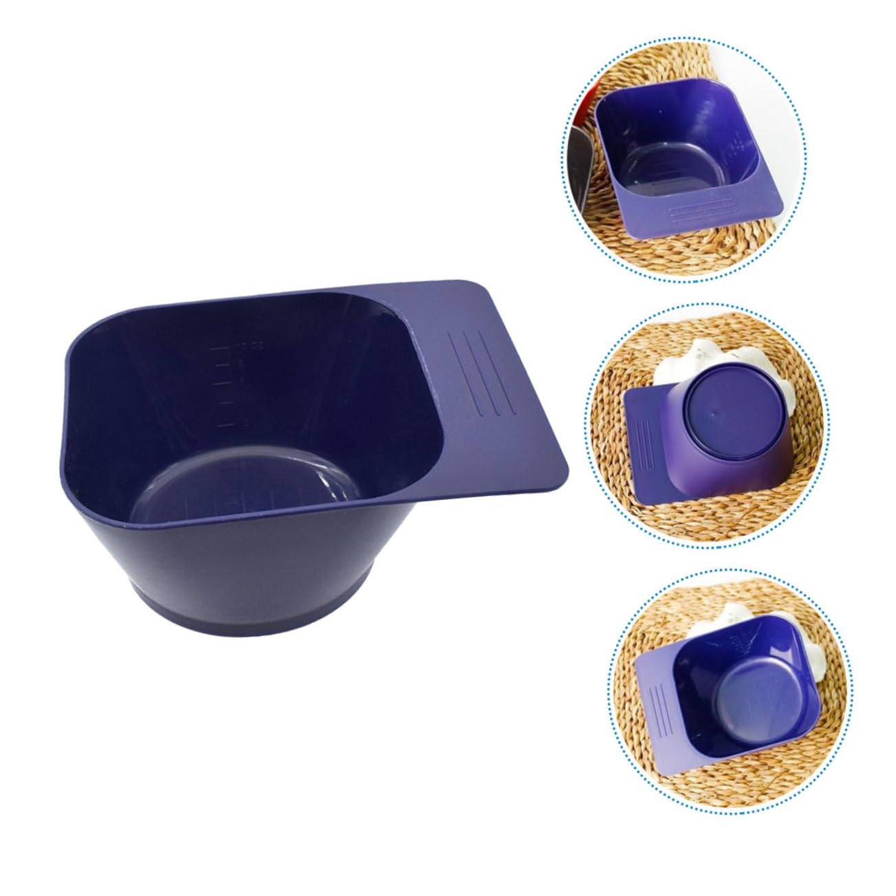 VICASKY 4 Sätze Hair Dye Mixing Bowls Professionelle Haarfärbeschalen Für Salons Langlebig Für Haarfarbe Und Ölbehandlungen Stabil 3 Stück * 4