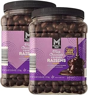 Milk Chocolate Covered Raisins, 54 oz (2 Pack)