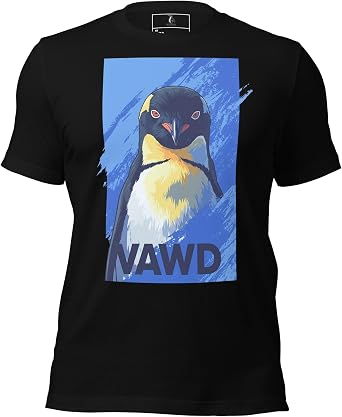Penguin Portrait T-Shirt Funny Cool Graphic Tee