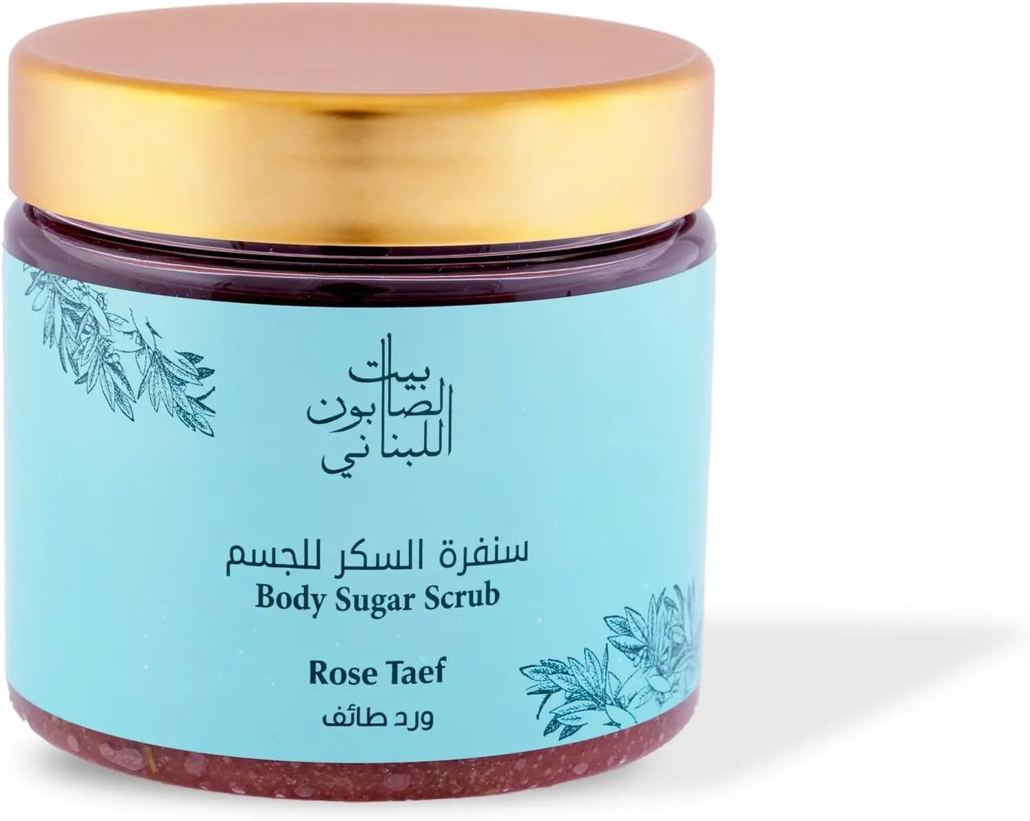 Bayt Al Saboun Al Loubnani Body Sugar Scrub - Rose Taef, 500 grams