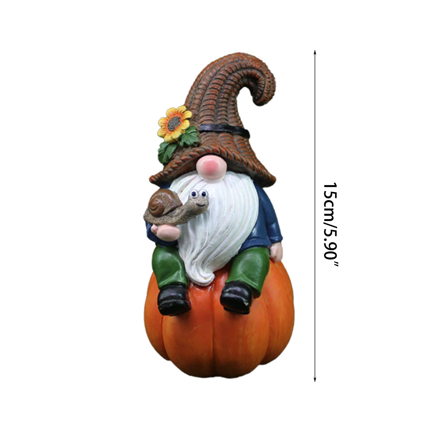 BFYDOAA Statua Giardino Solare A Forma Di Zucca - Decorazione Luminescente Per Esterno, Da Appendere Su Alberi O Patio, Regalo Originale