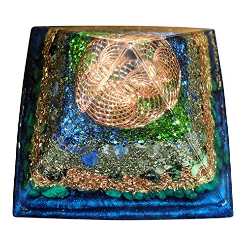 Purple People Market Place World Peace Orgone Pyramid - Weighs One Pound