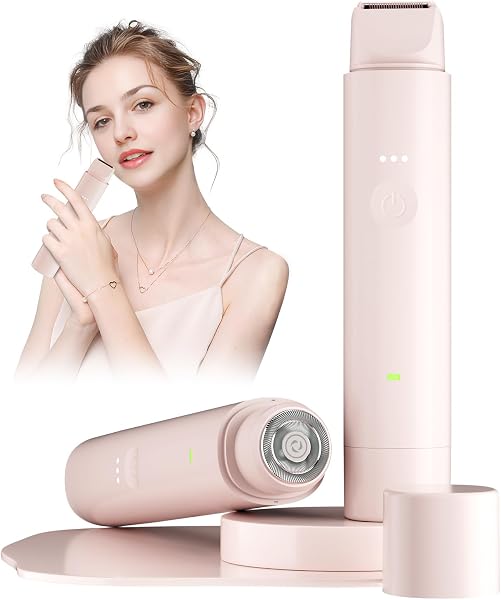 QEWEUUIE 2-in-1 Intimrasierer für Frauen mit USB