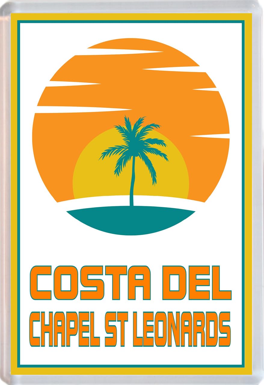 Baked Bean Store Multicolor Costa Del Chapel St Leonards - Jumbo Fridge Magnet 96 X 67Mm