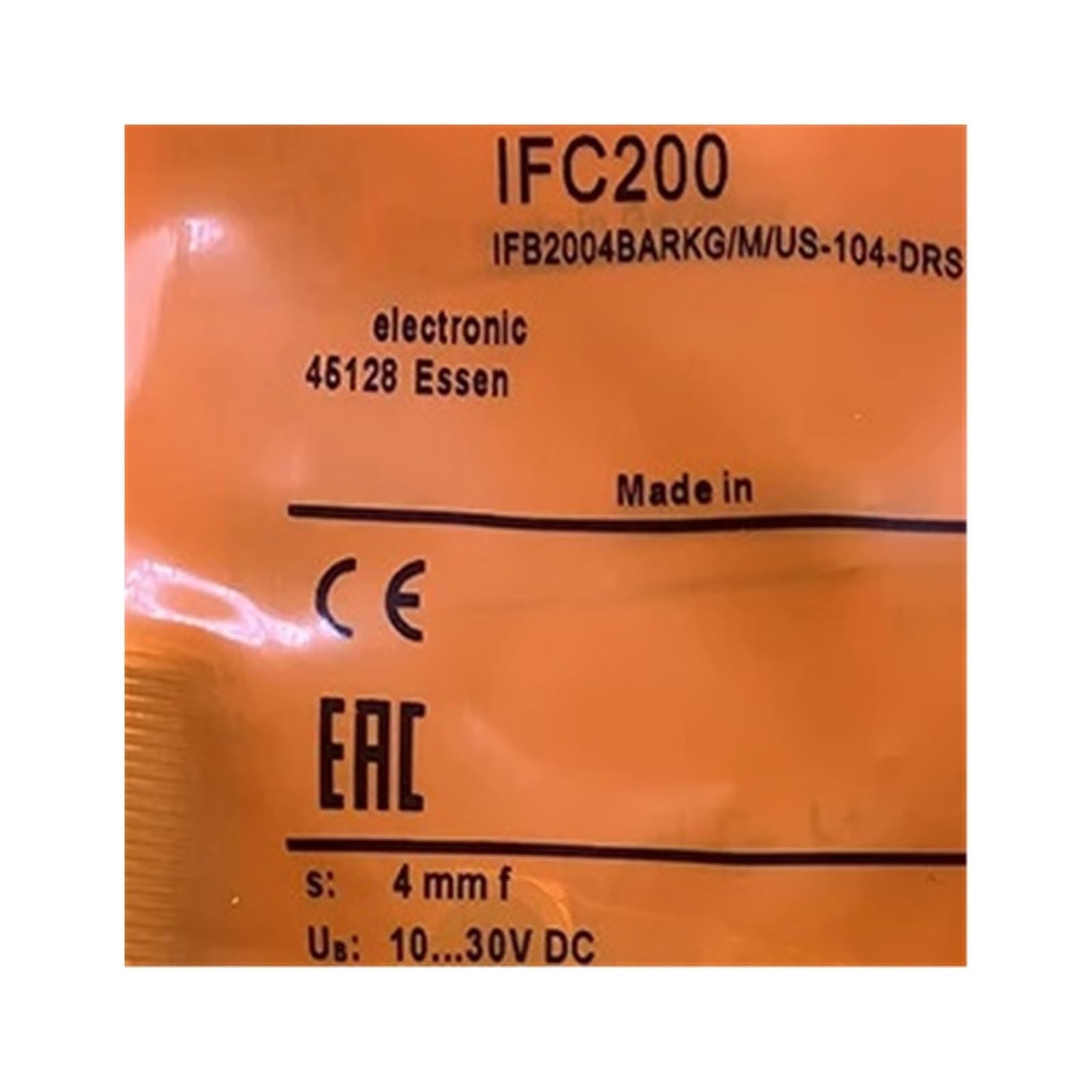 Détecteur IFC202 de proximité étanche IP67 haute fréquence pour machines-outils
