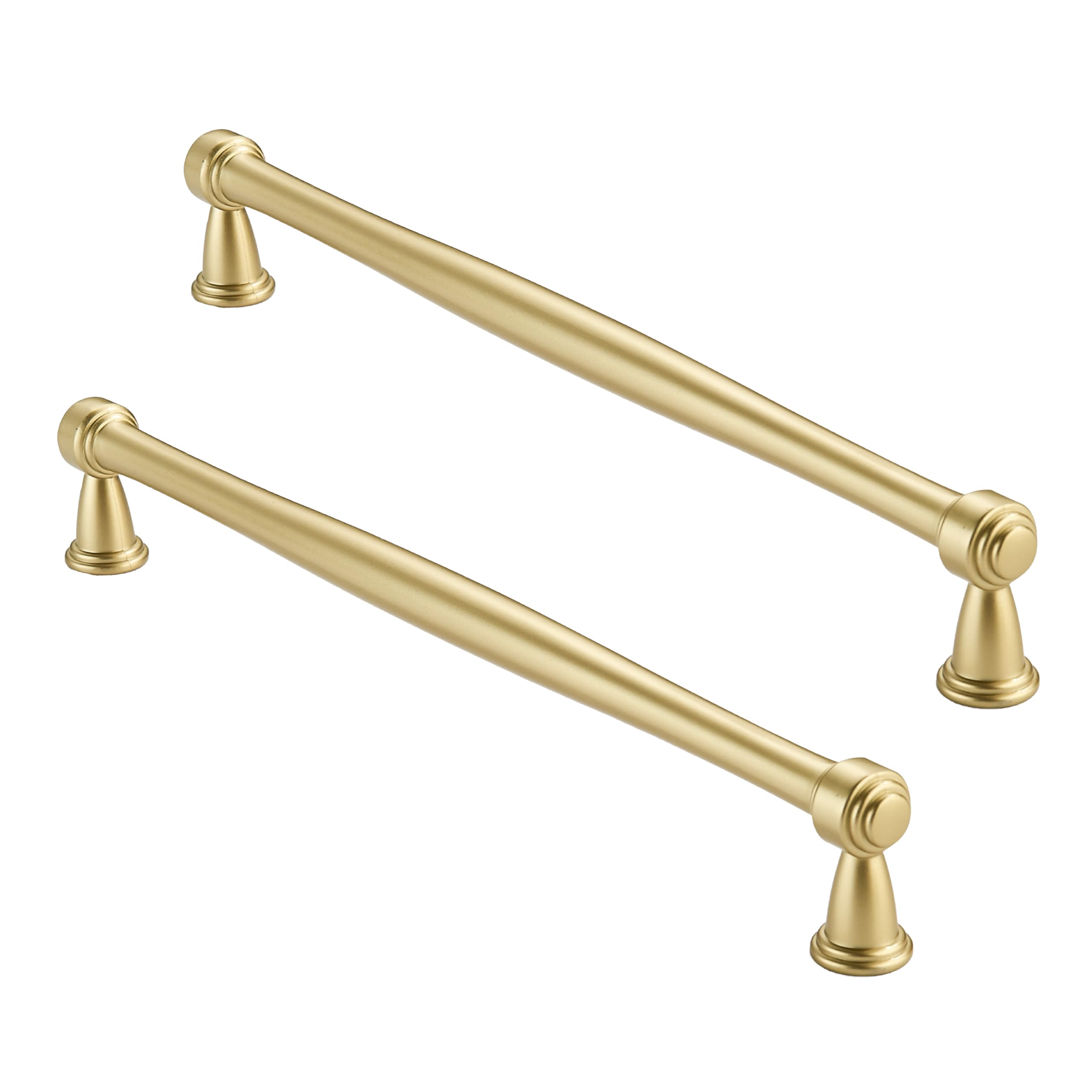 ZAUYX Solid Heavy-Duty 5-Pack 10 Inch Hole Center Antique Gold Cabinet Pulls Hardware is Suitable for Kitchens,cabinets,vanities,Bathroom cabinets — image 1