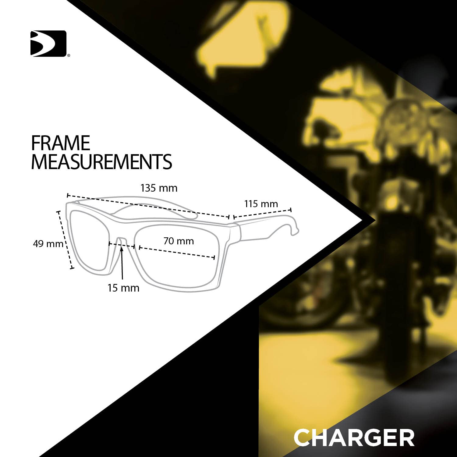 Bobster Charger occhiali da sole moto con lenti gialle