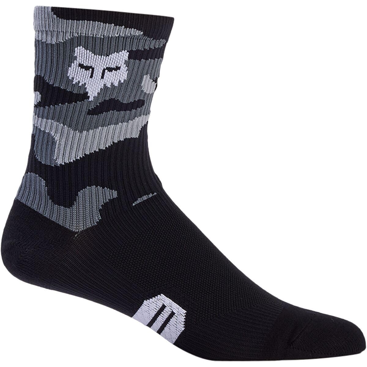 Fox Racing 6" Ranger Sock, Windbreaker, Men's, BLACK, L-XL