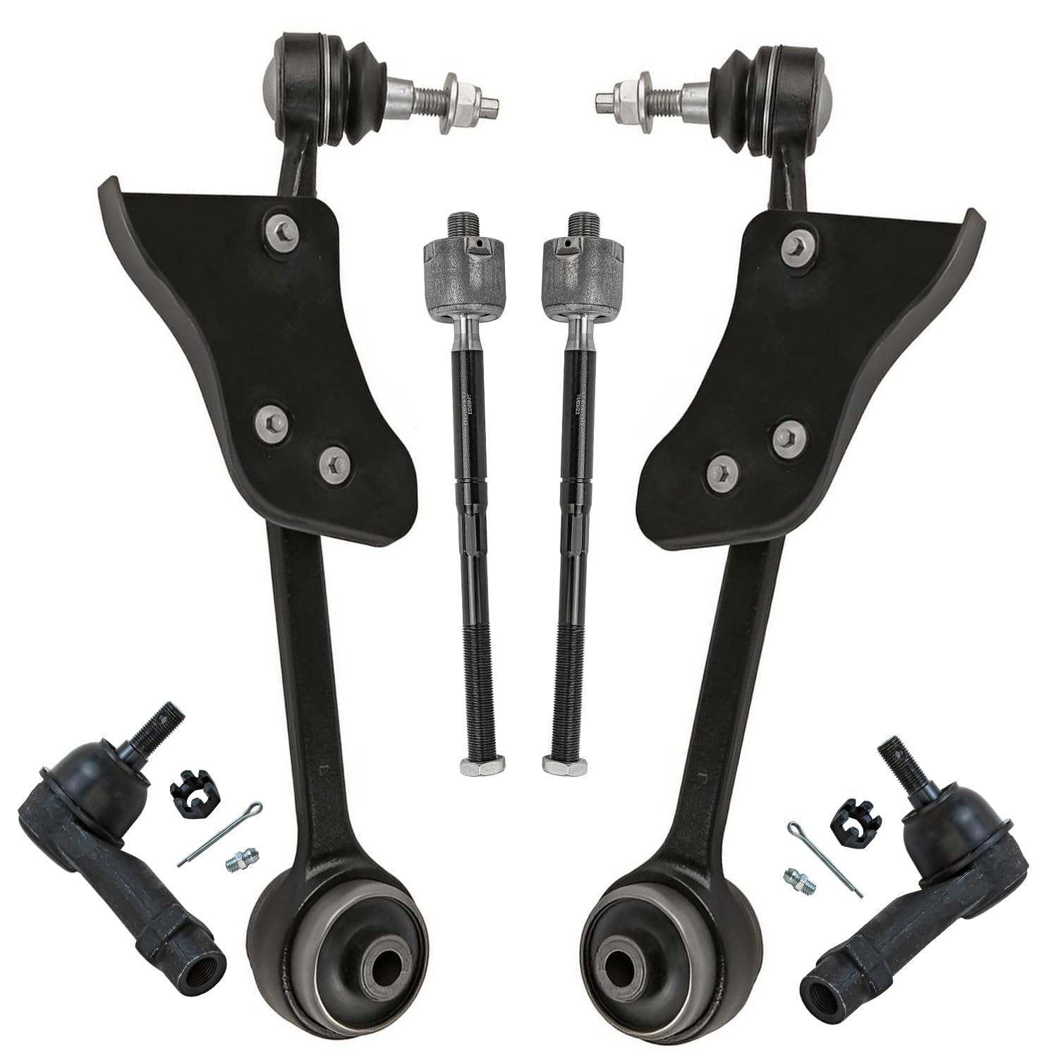 Detroit Axle - 5.0L &amp; 2.3L Front End Control Arms Kit for 2015-2020