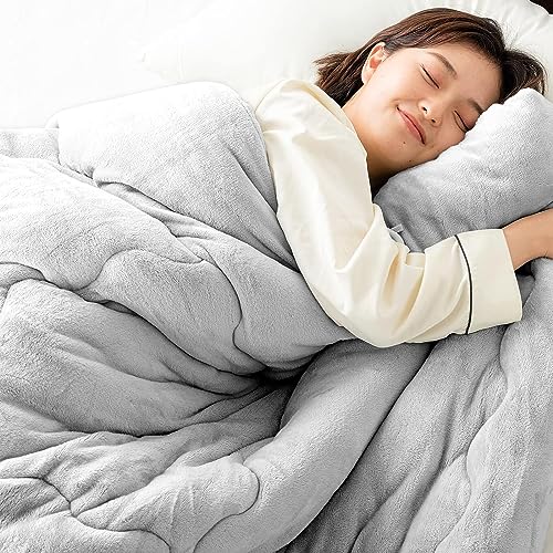 【蓄熱×保温 当店だけの暖か仕様!】掛け布団 シングル シンサレート 全面使用 洗える 軽量 ふんわり フランネル 収納ケース付き 抗菌 毛布 防臭 冬 61140240(71637)