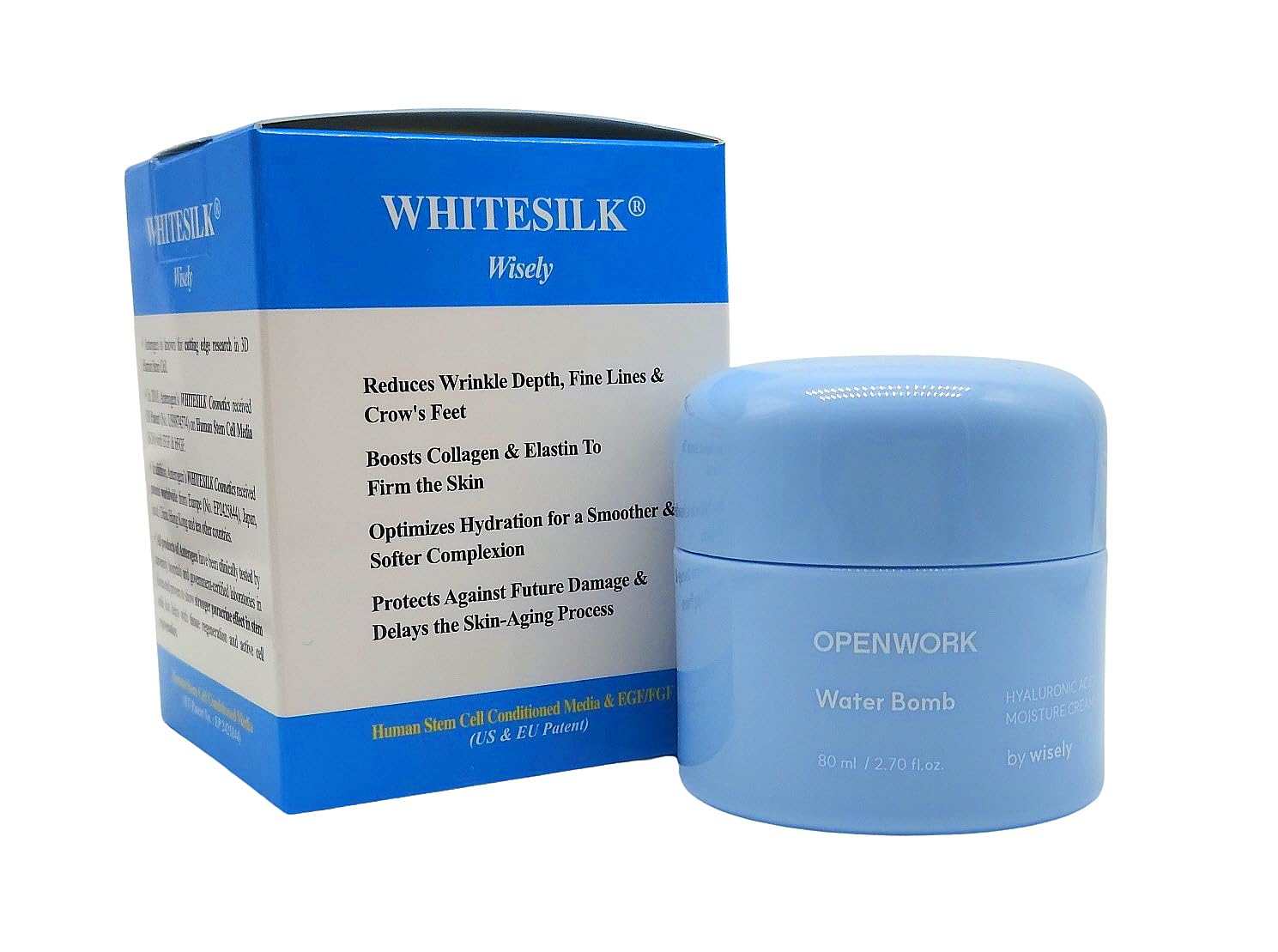 Stem Cell Dewy Skin Water Cream | Hydrating & Firming Care for Dry, Dull, and Sagging Skin With Nano Hyaluronic Hydro-cycle™ Technology (50ml, 1.69oz)