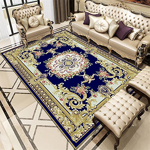 Lit ado deco transformé par un tapis bleu moderne rectangulaire 80x160