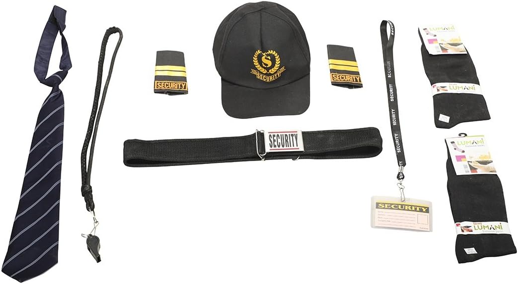 FABUNIFORMS Security Guard Accessories Set (Blue)
