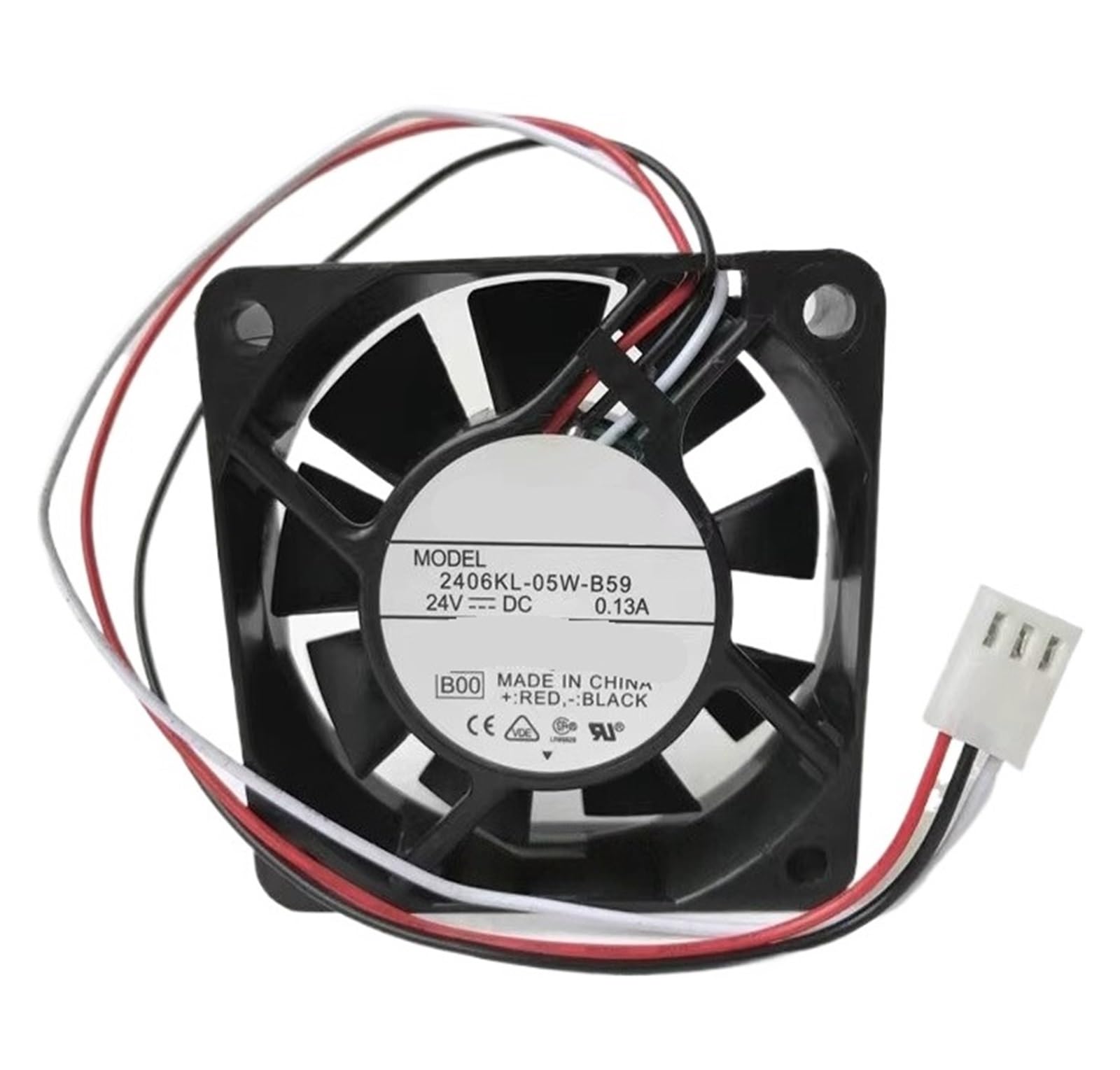 PEQYUACTE 6015 2406KL-05W-B59 24V 0.13A 6CM Cooling Fan