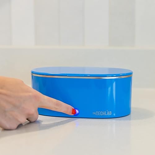 Miniatura 6 de Tru Techlab Limpiador ultrasónico de nueva generación. Máquina limpiadora de joyas silenciosa, limpiador de anillos de diamante, limpiador de joyas