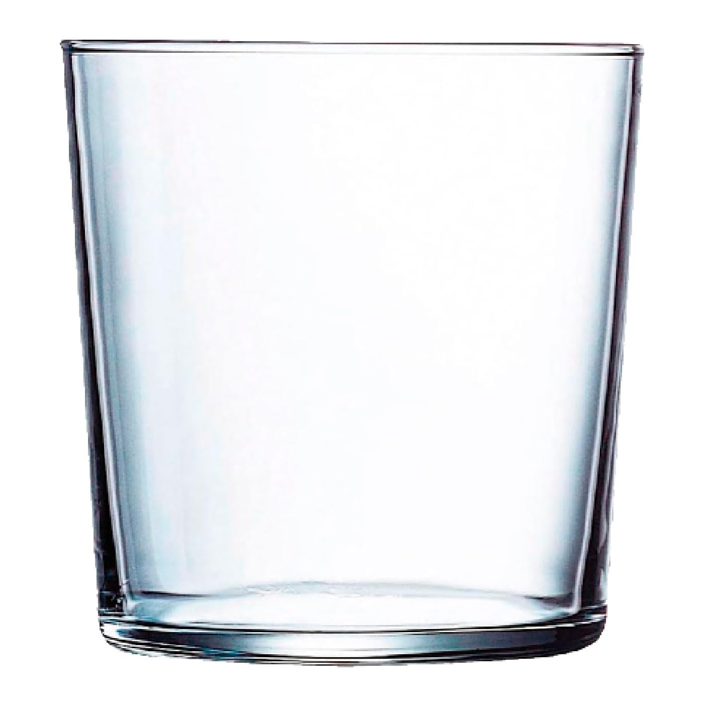 Acan Tradineur - Pack de 2 Caja de 12 Vasos Modelo Ruta - Capacidad de 360 ML - Fabricado en Vidrio Resistente - Apto para lavavajillas - Tamaño Aprox: Ø 8,5 x 9 cm - 24 Uds Total