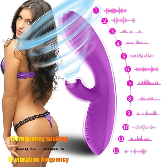 Vibrador del clítoris chupador Punto G Clítoris Dildo ...