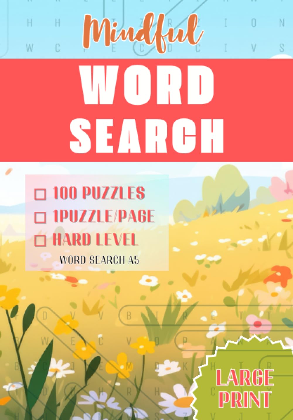 Word Search A5: A5 Wordsearch Books For Adults : Word Search Puzzles for Travel: Compact A5 Size for Brain Teasing On-The-Go : Solution Pages Included